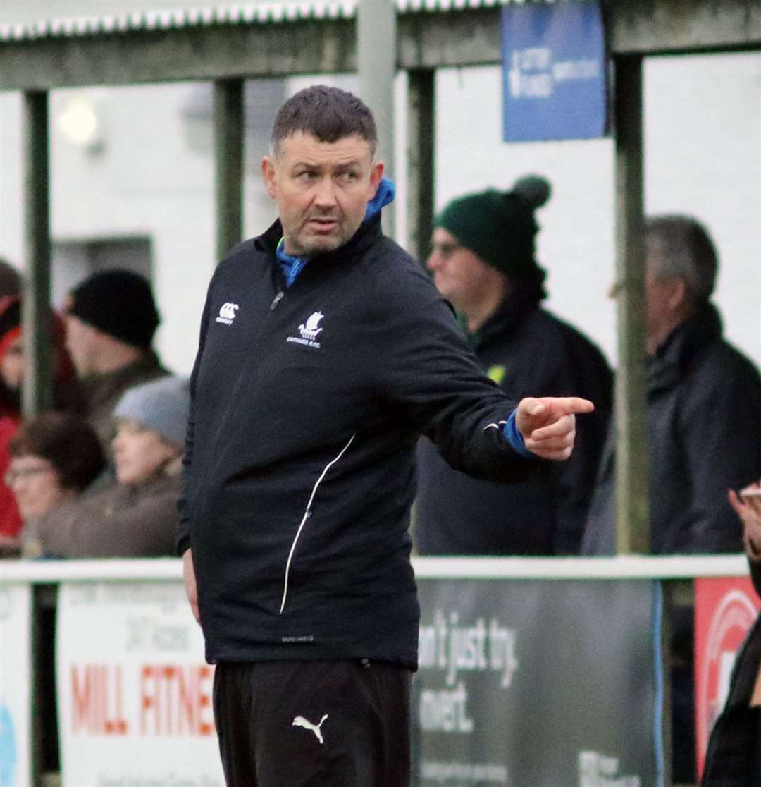 Caithness RFC's head coach Ewen Boyd. Picture: James Gunn