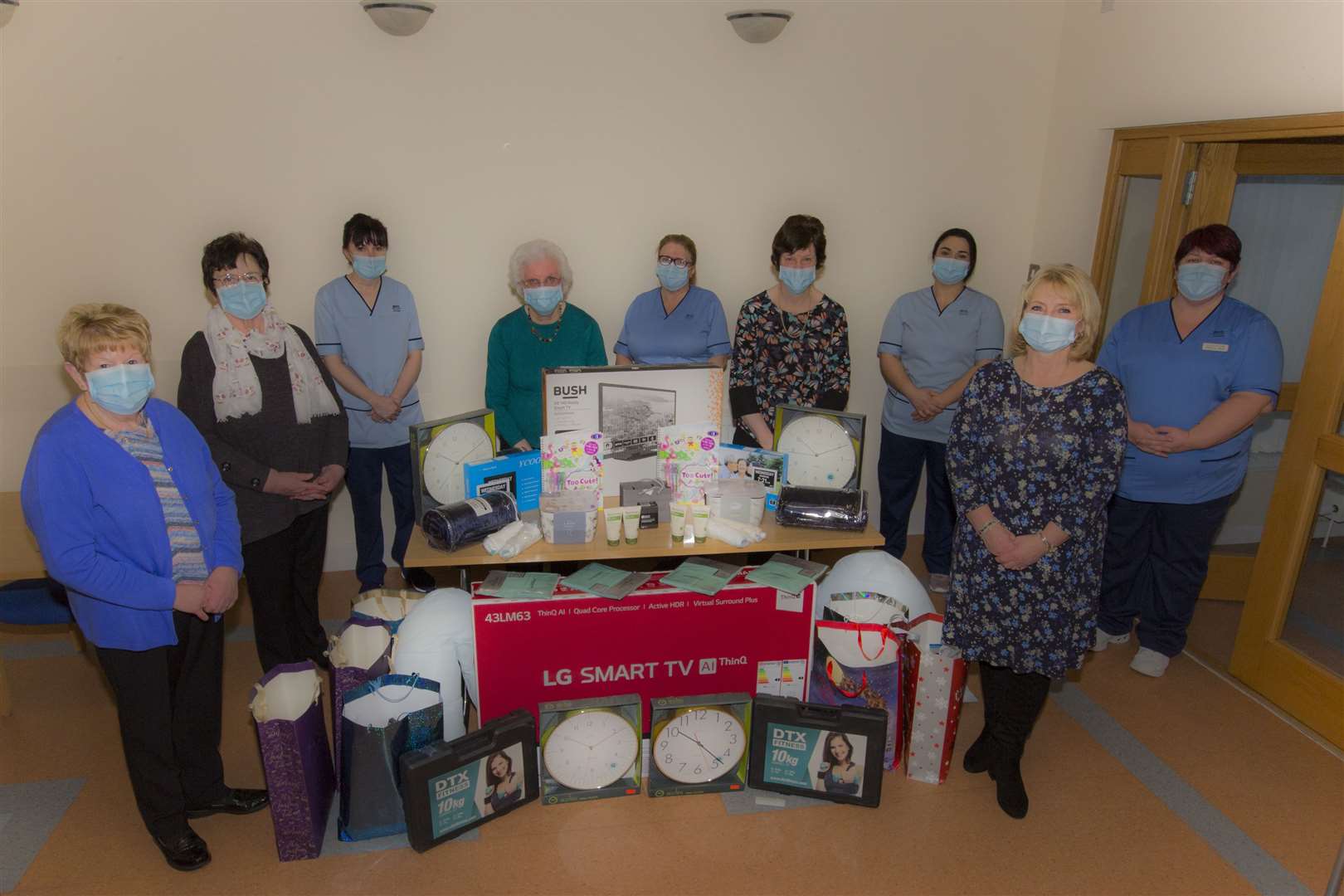 The League of Friends of Caithness General Hospital handed over the gifts on Saturday. Picture: Robert MacDonald/Northern Studios