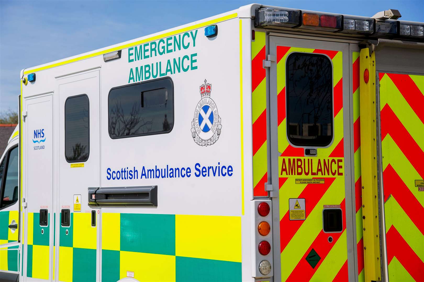 The Scottish Ambulance Service has made hundreds of calls for police support. Picture: Daniel Forsyth