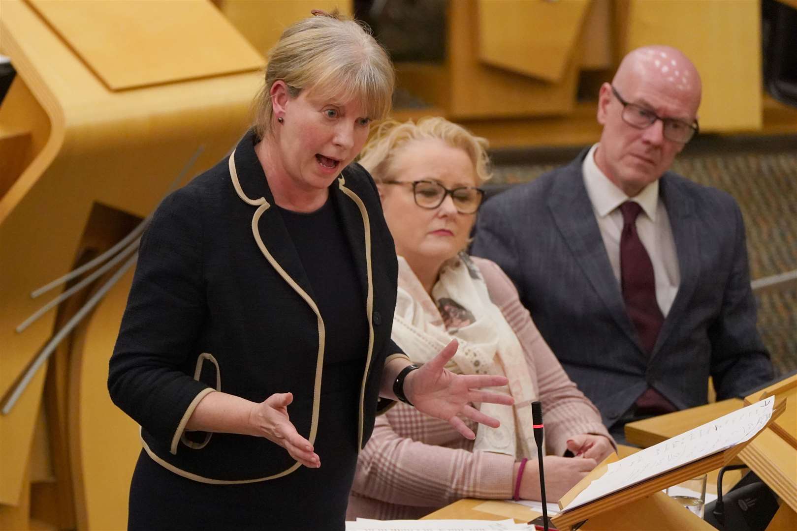 Talks between Alister Scottish Social Justice Secretary Shona Robison had previously demanded the Section 35 order be revoked. (Andrew Milligan/PA)