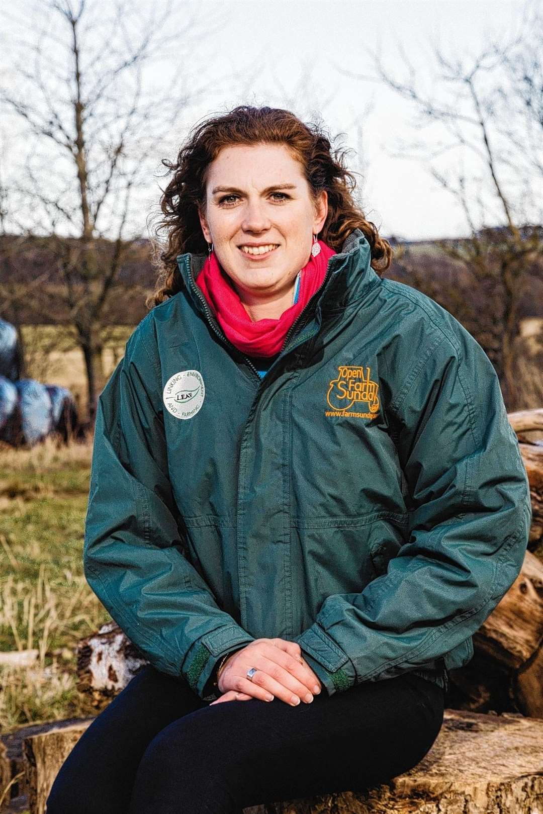 Rebecca Dawes, Scottish co-ordinator for LEAF Open Farm Sunday Picture: Craig Stephen