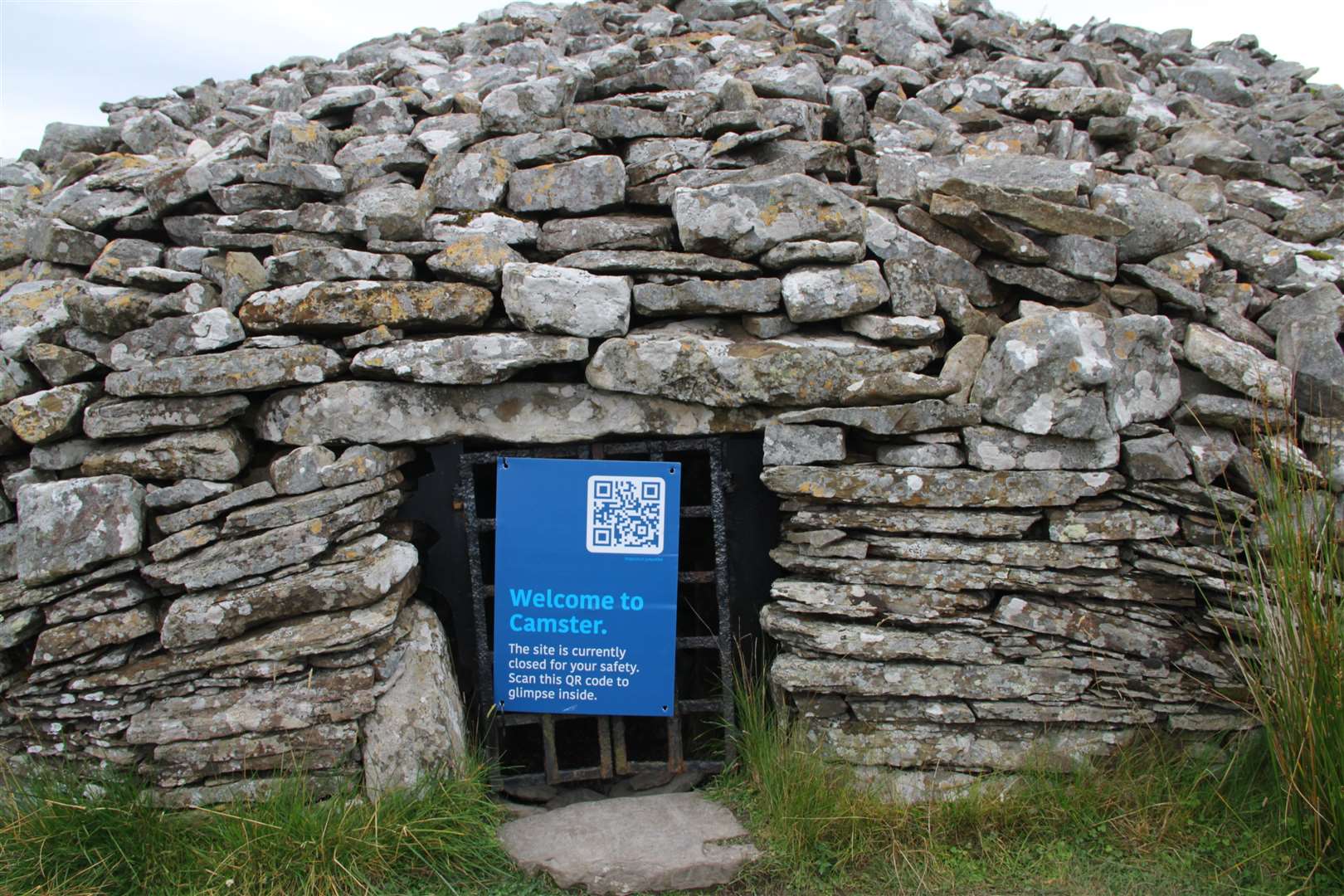The Camster Cairns have been closed since March due to Covid-19. Picture: Willie Mackay