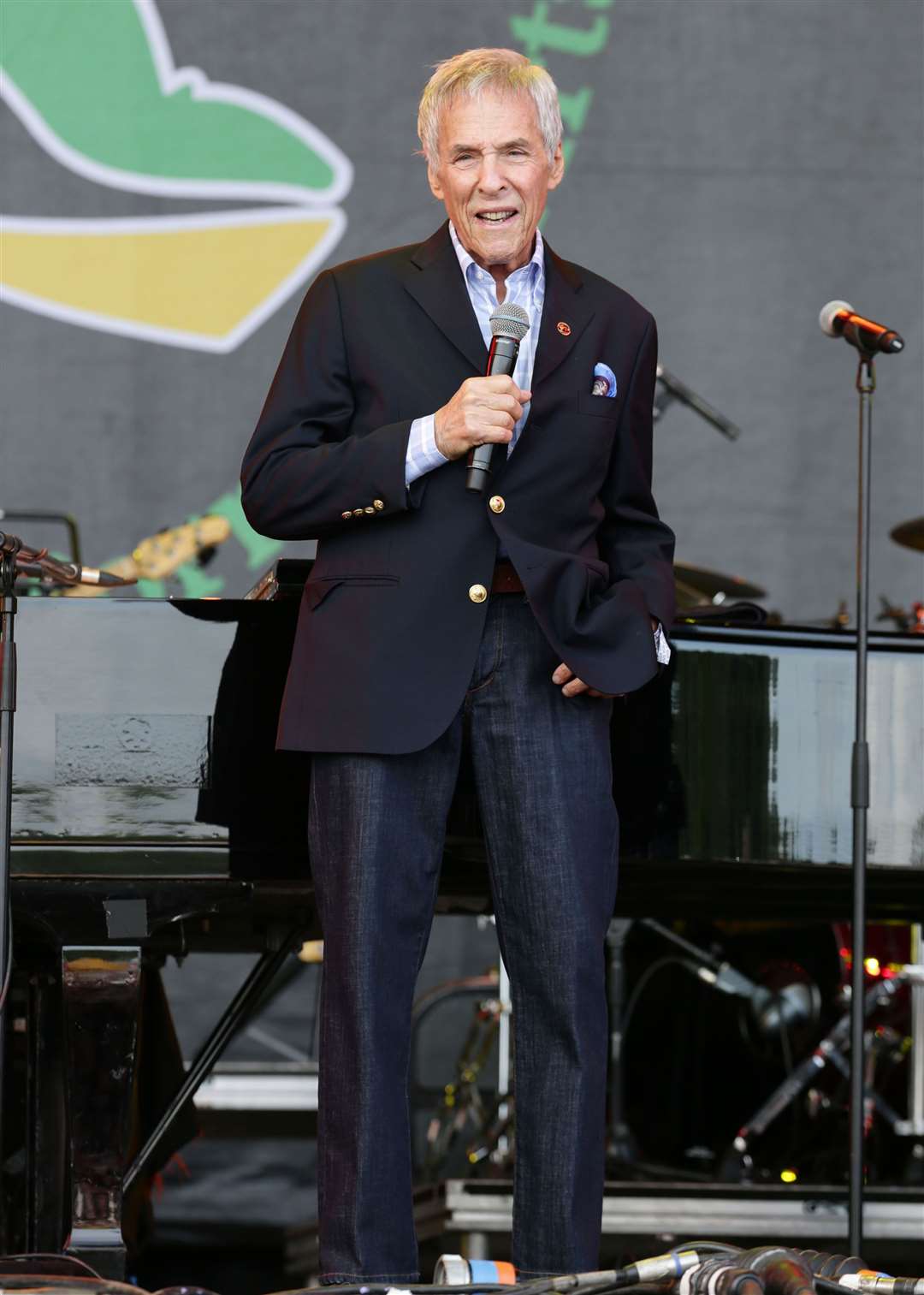 Burt Bacharach performing on The Pyramid Stage at the Glastonbury Festival, at Worthy Farm in Somerset (Yui Mok/PA)