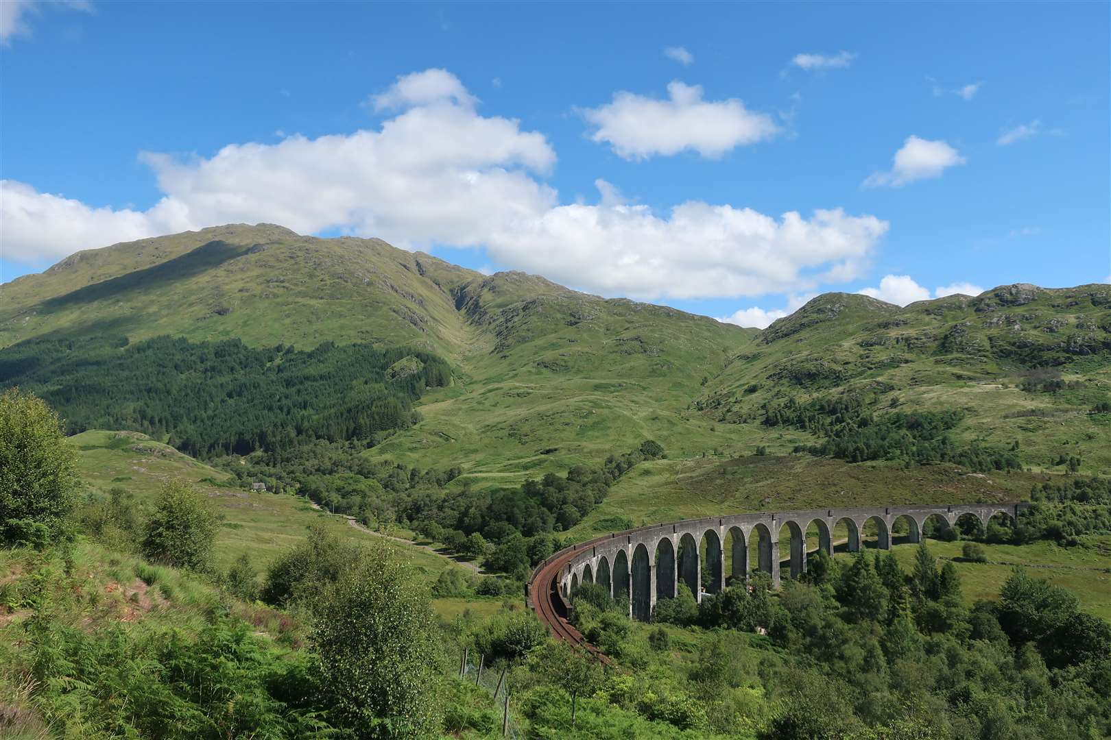 Beinn an Tuim above the Glenfinnan Viaduct.