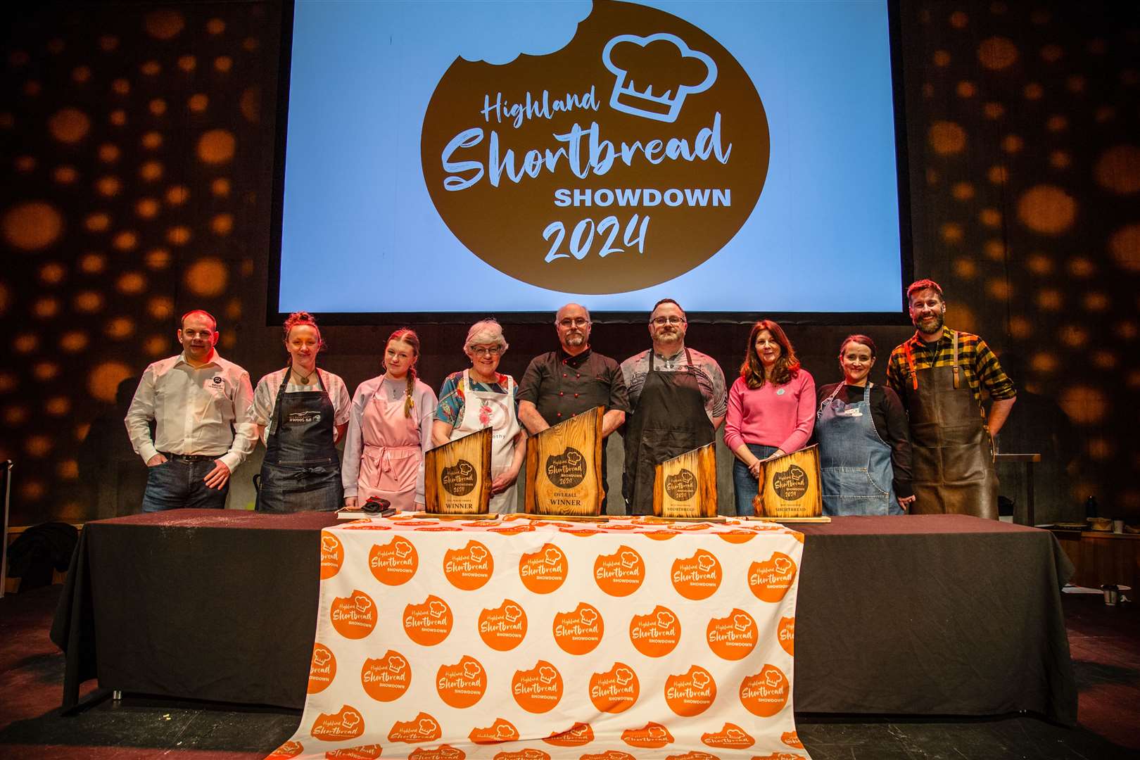 All the winners and judges. Picture: Craig Dutton.