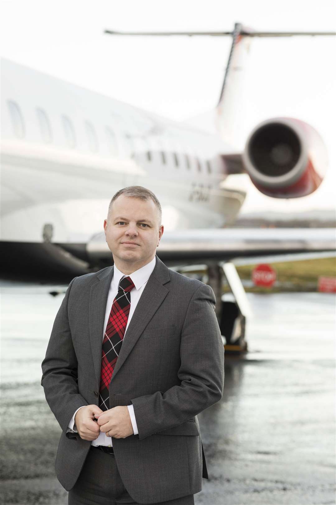 Loganair chief executive Jonathan Hinkles.