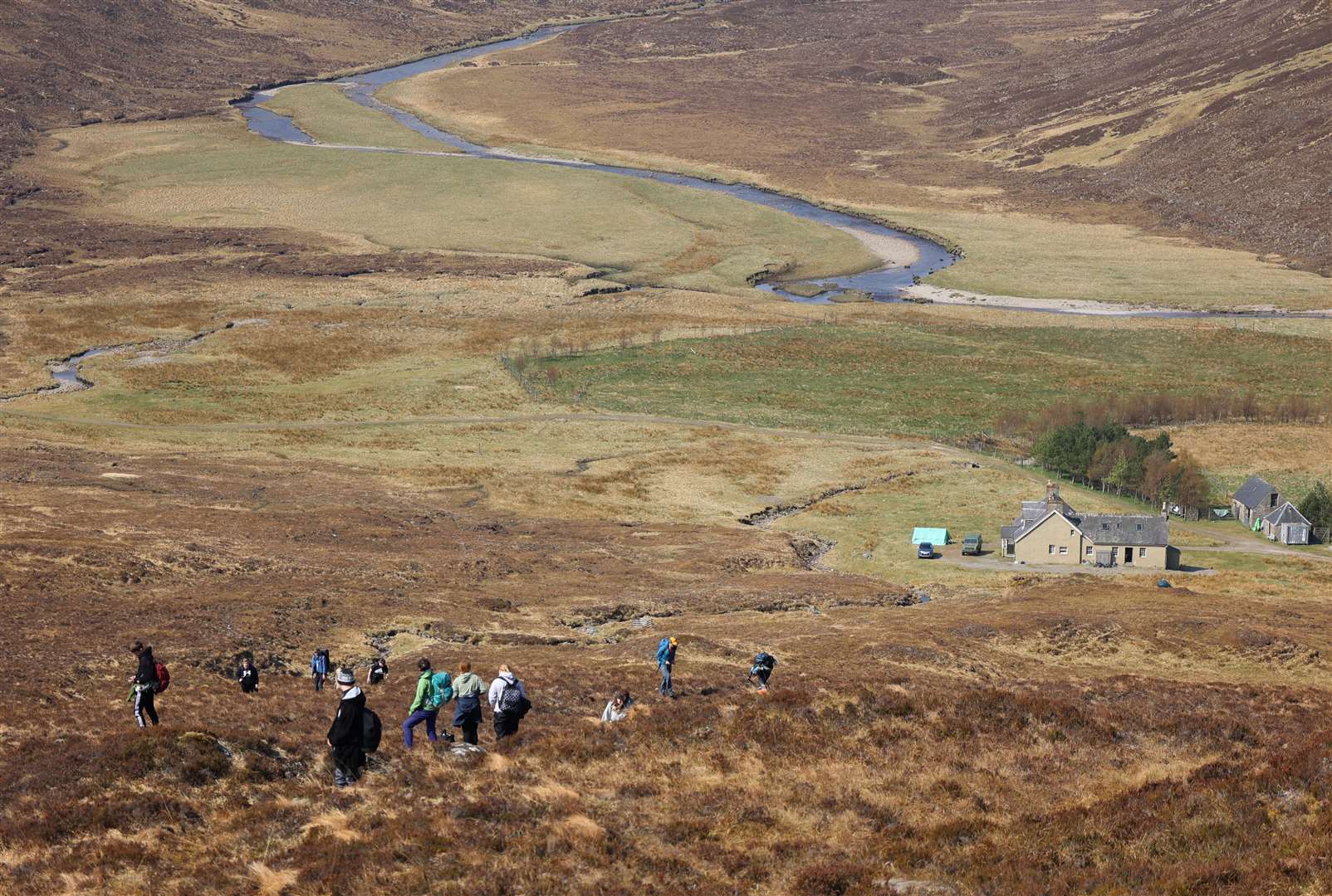Kate says it is a new experience for many of the pupils to get out into nature. Picture: TENT