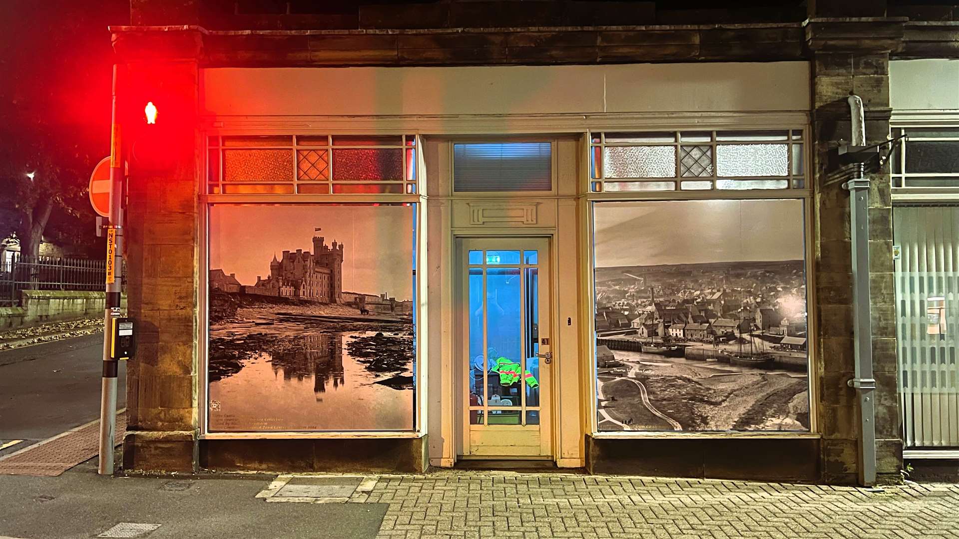Local historic scenes have been sited on shop fronts in Thurso thanks to a new initiative. Picture supplied