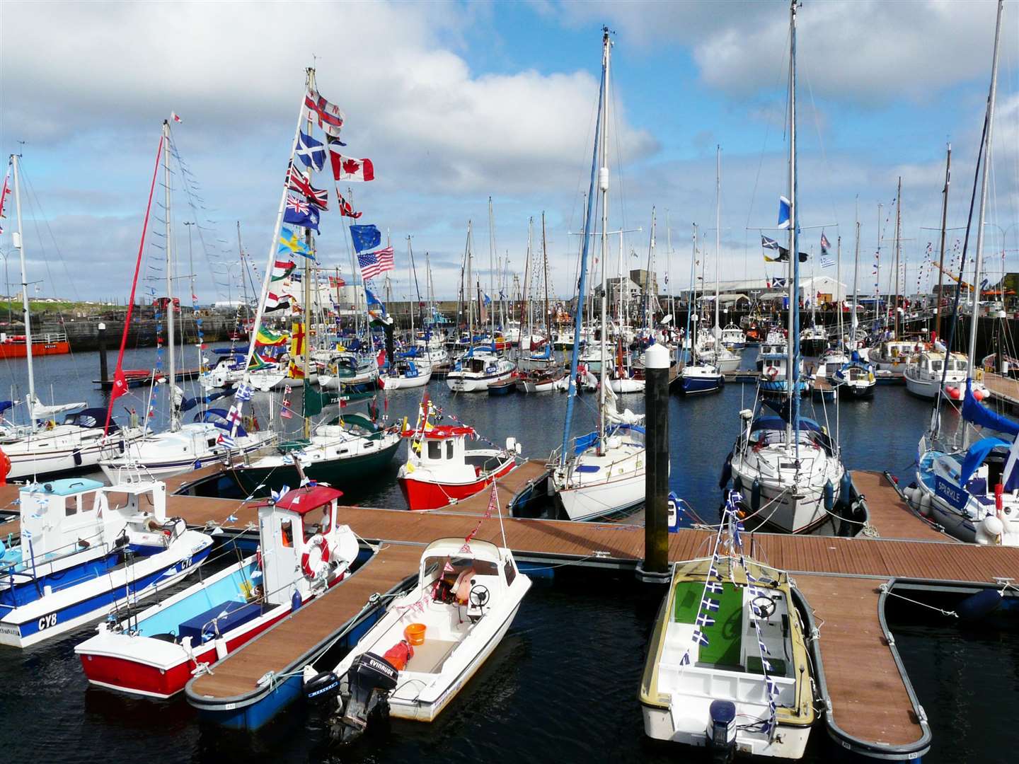 Wick harbour is the setting for the town's RNLI Harbour Day fundraiser. Picture: Alan Hendry