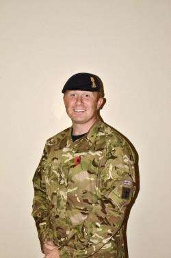 Lt Chris Holtham 4 Troop commander