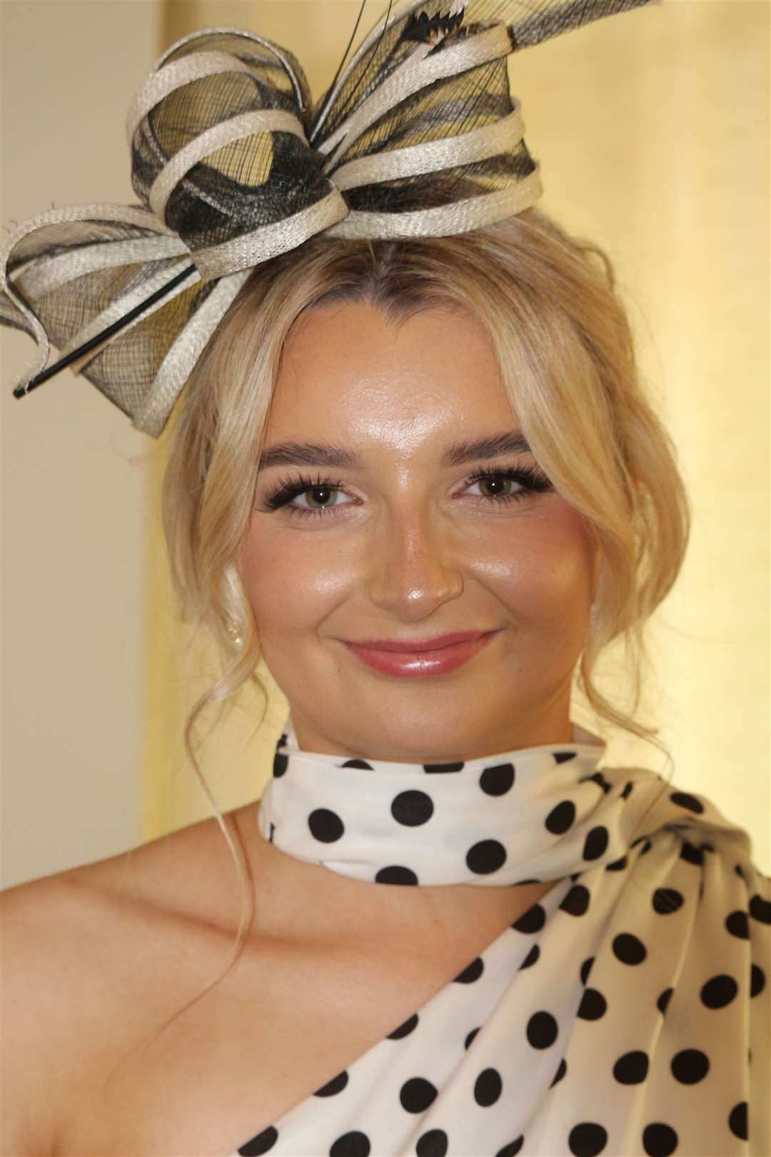 Faith Campbell won the prize for the best fascinator. Picture: Eswyl Fell