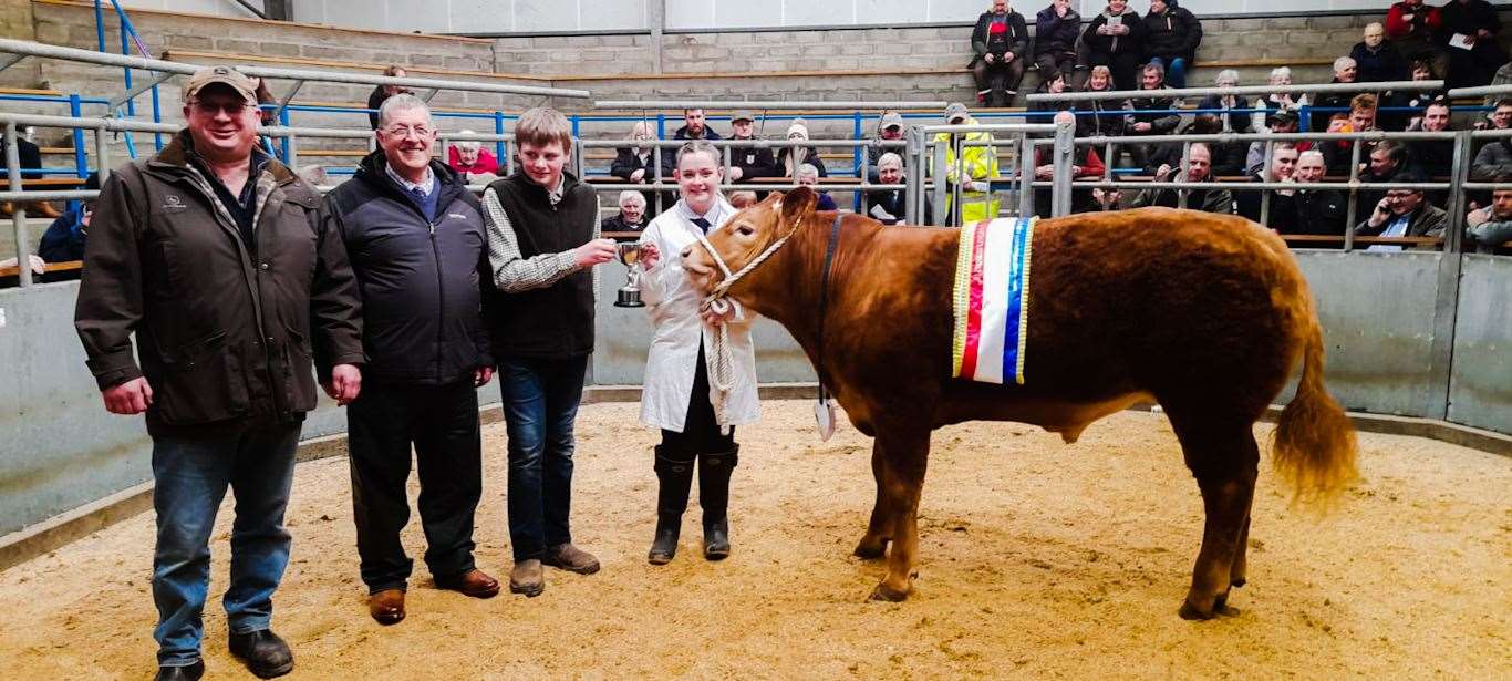 Last year's champion was a 506kg Limousin bullock from Lyndsey Dunnet, Linkmoor.