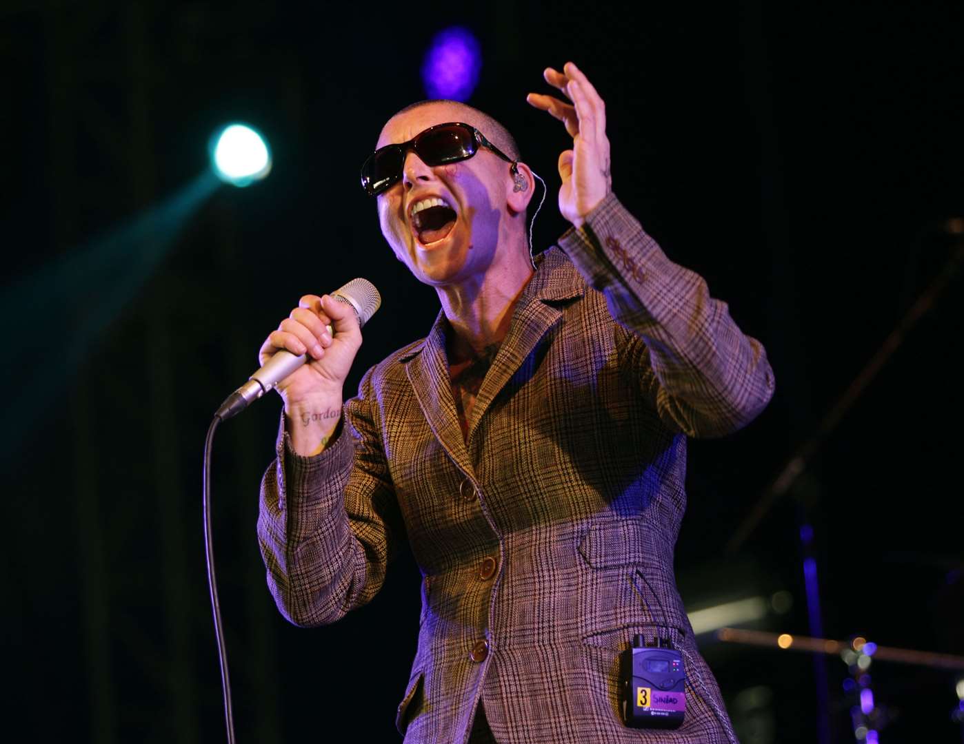 Sinead O’Connor performing in the Big Top stage at Bestival, 2013 (Yui Mok/PA)
