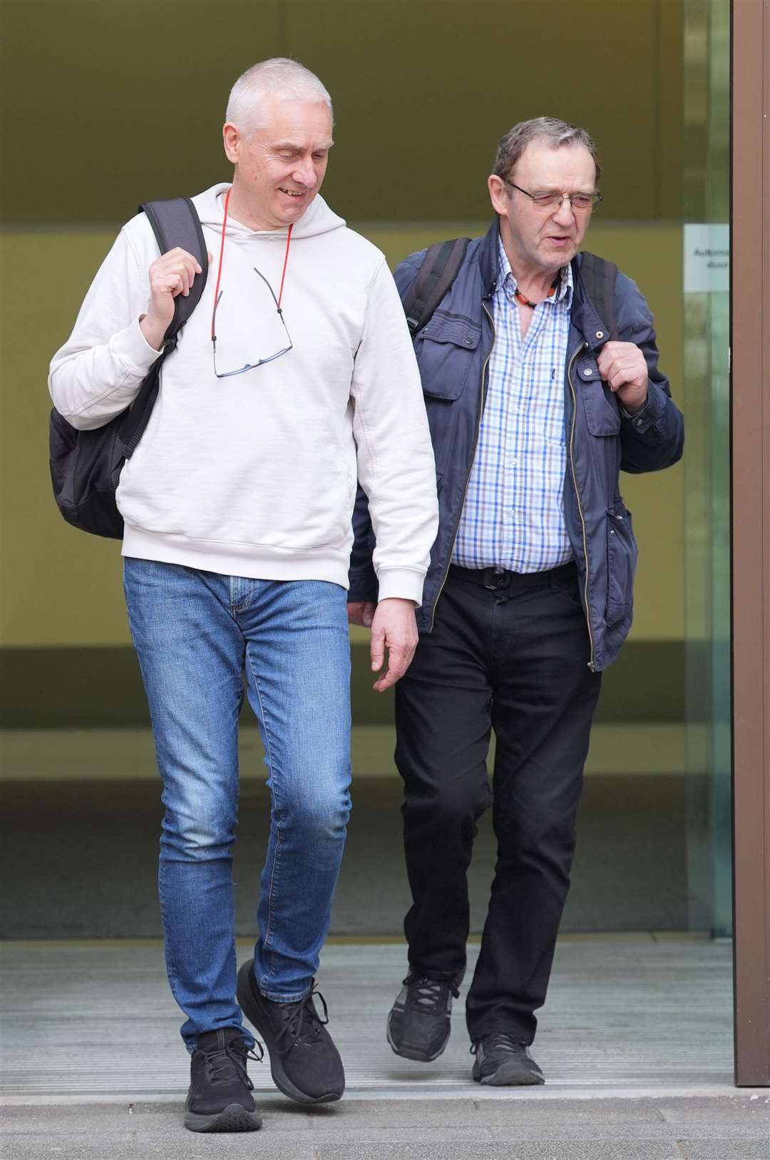 Nigel Fleming (left) at Westminster Magistrates’ Court (Yui Mok/PA)