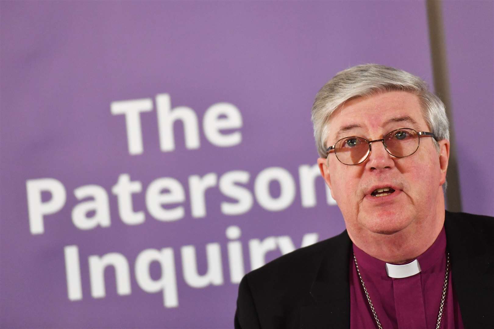 Graham James, the former Bishop of Norwich, delivered the independent report in February 2020 (Jacob King/PA)