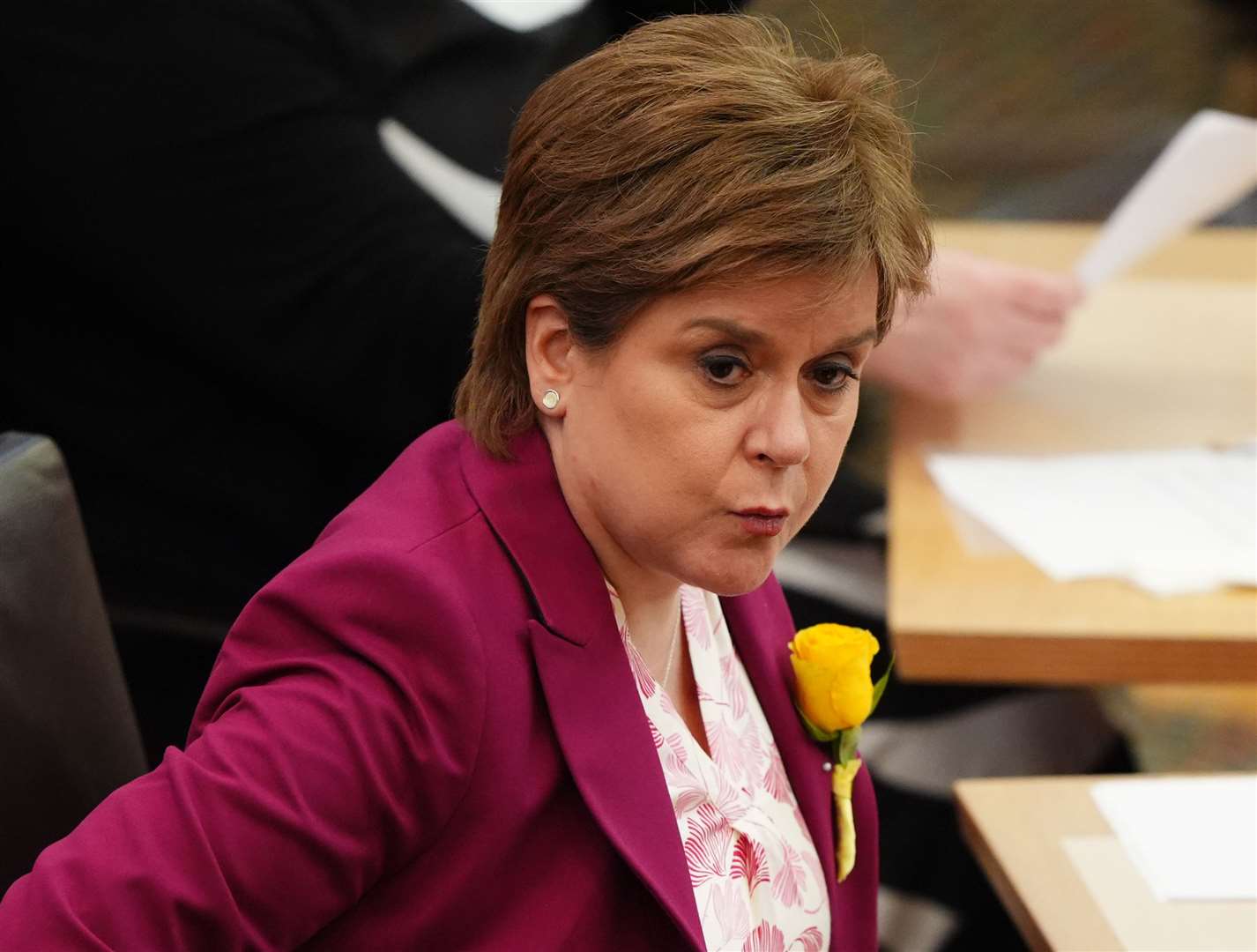 Former first minister Nicola Sturgeon continues to face calls by her opponents to apologise following the Supreme Court ruling (Andrew Milligan/PA)