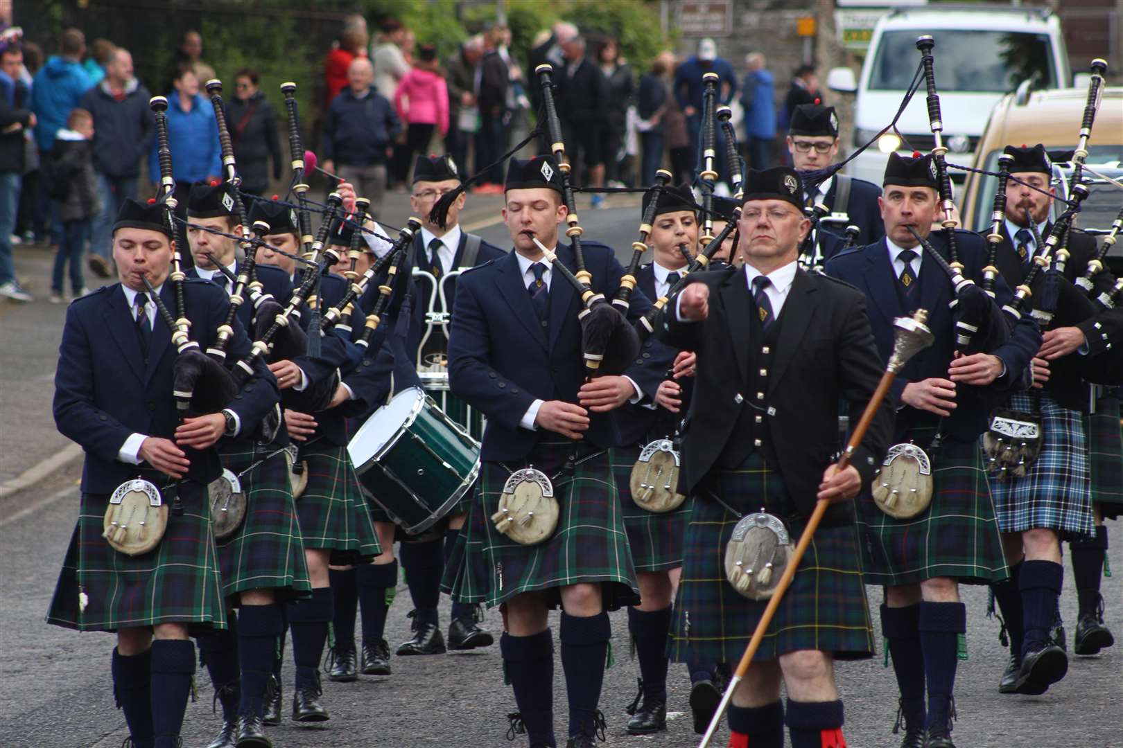 Thurso Pipe Band was awarded £12,000 towards band equipment and uniforms. Picture: Alan Hendry