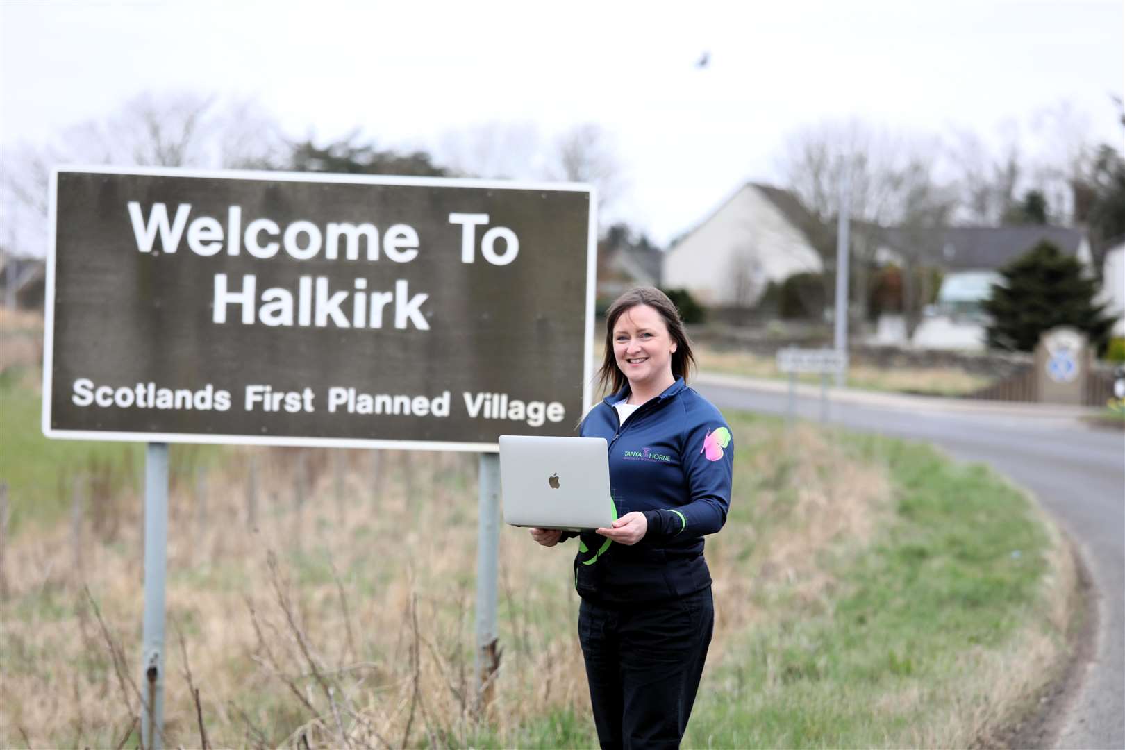 Tanya Horne, who runs a dancing school in the village, is delighted with the new Highland Broadband service at Halkirk. Picture: Peter Jolly