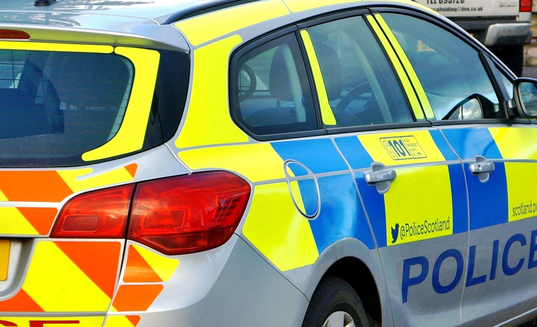 Police were called to a report of a one-car road crash on the A882 today.