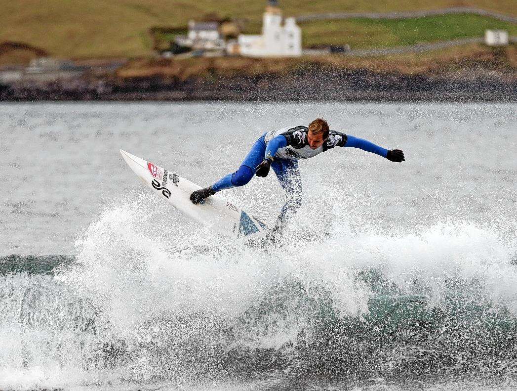 Mark Boyd competed at the Nordic Surf Games in Norway in February.
