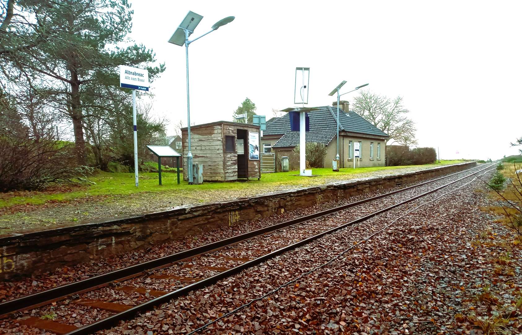 The station cottage at Altnabreac where the Applebys live. They claim there is a hate campaign against them. Picture: Ian Appleby