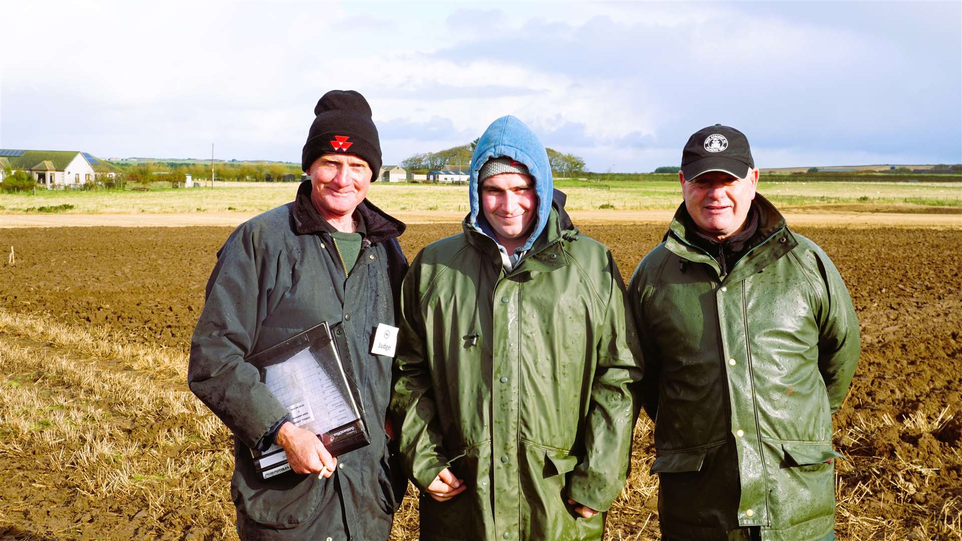 The three judges on the day were Donald Mackay, John Gunn and Alan Simpson. Picture: DGS