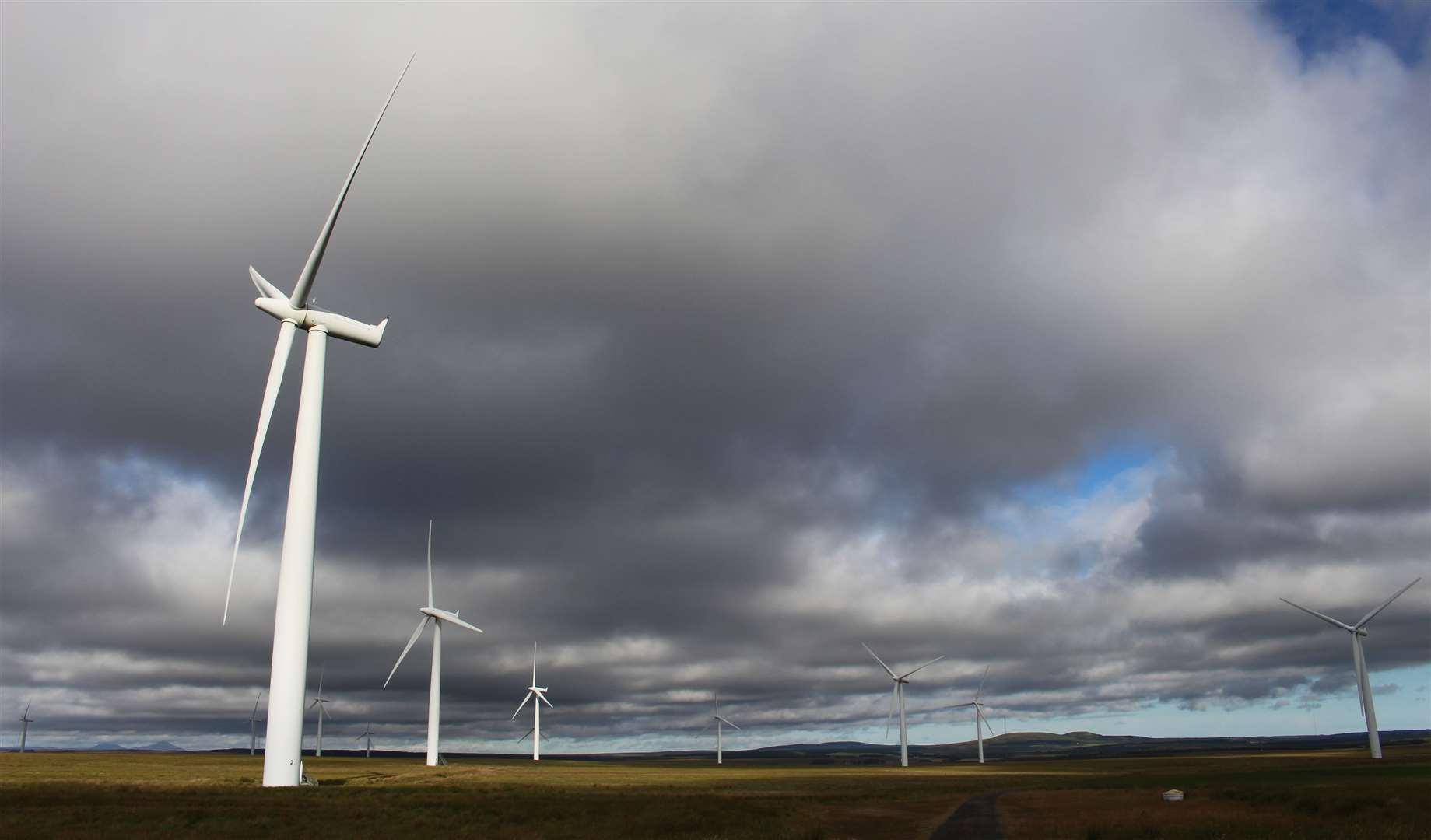 The Causewaymire is already home to a number of wind turbines. Picture: Alan Hendry