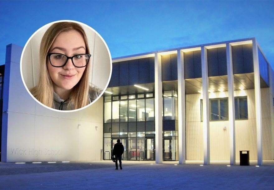 Wick High School pupil Megan Travers is looking forward to hearing from more young people across the Highlands.