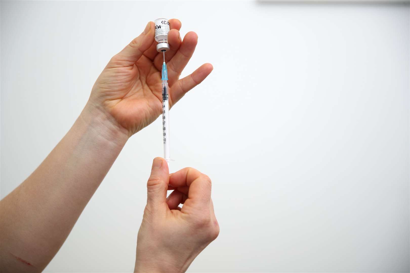 The Pfizer-BioNTech coronavirus vaccine could be used as a booster (Nick Potts/PA)