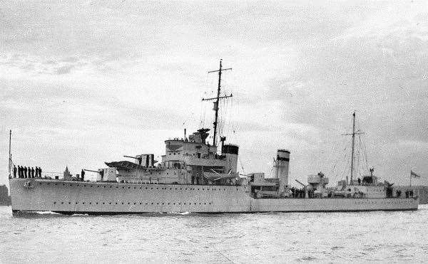 HMS Exmouth was sunk by a U-boat off Noss Head on January 21, 1940.