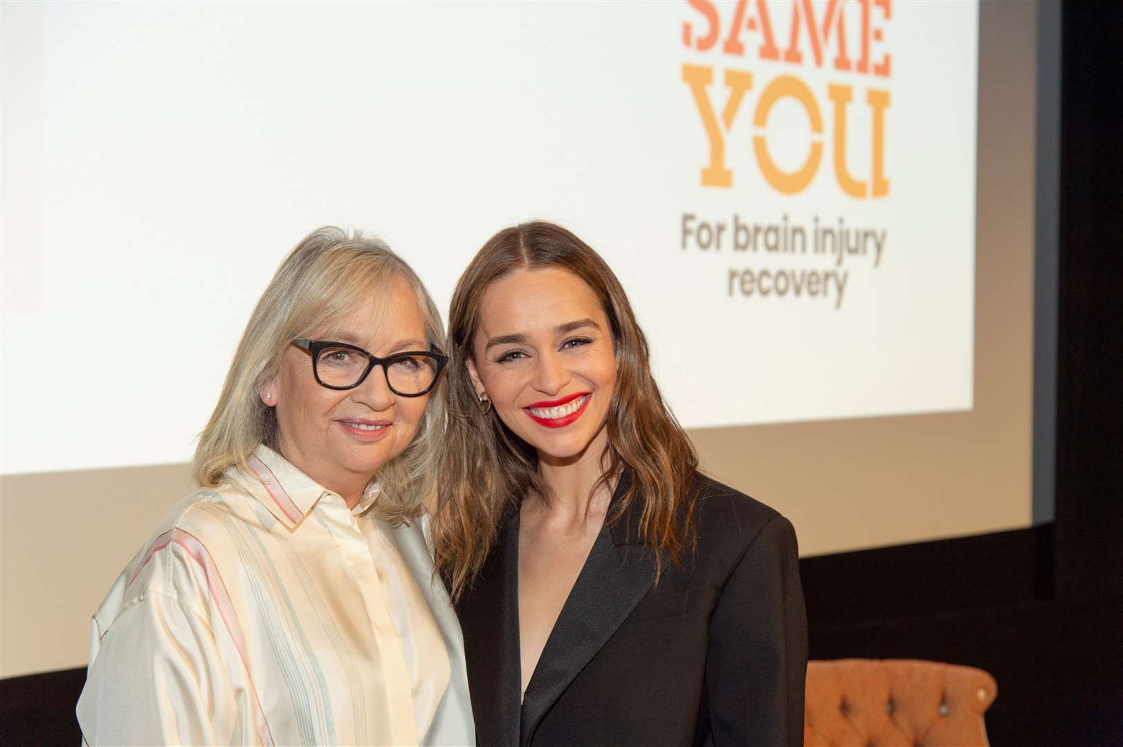 Emilia Clarke and her mother Jenny set up the charity SameYou after the star suffered two life-threatening brain conditions (SameYou/PA)