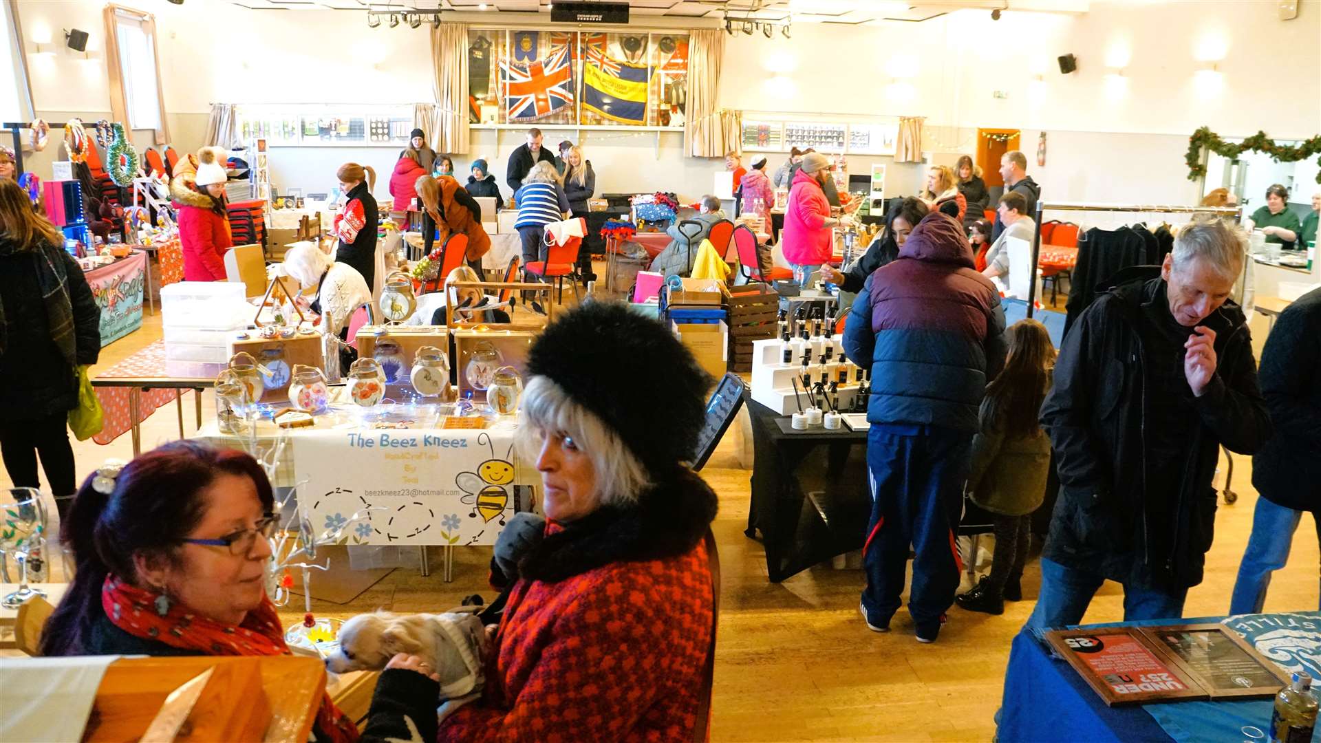 Many dropped in to the Thurso Food and Craft Fair throughout the day. Picture: DGS