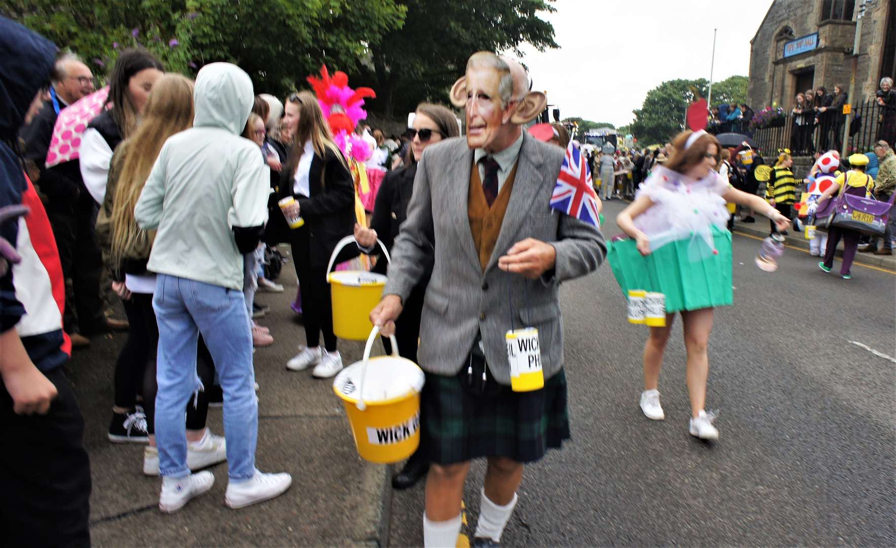 Procession of floats and fancy dress for Wick Gala Week 2022. Picture: DGS