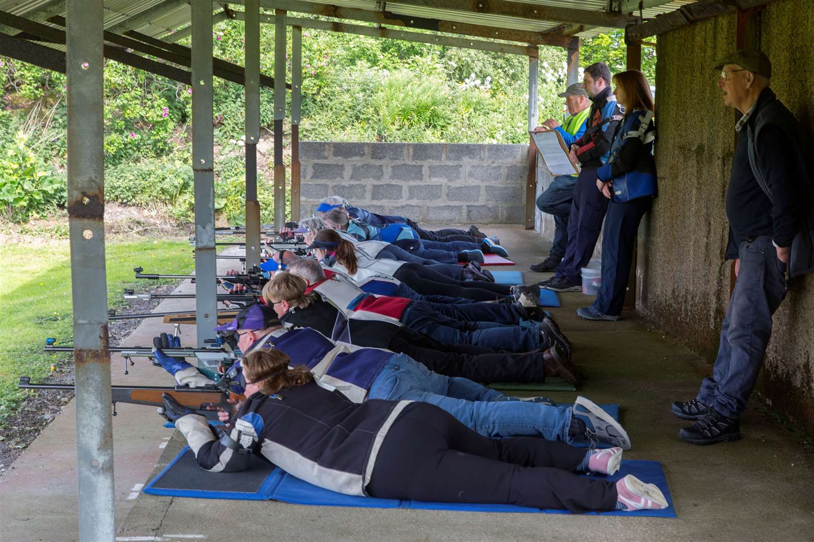 Top shots take part in the sharpshooter competition which traditionally ends Caithness Small Bore Rifle Association’s open shoot. Picture: Robert MacDonald/Northern Studios