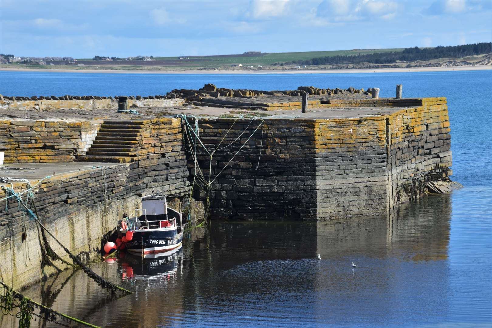 Phil Murray shared this image of Castletown harbour in the spring sunshine.