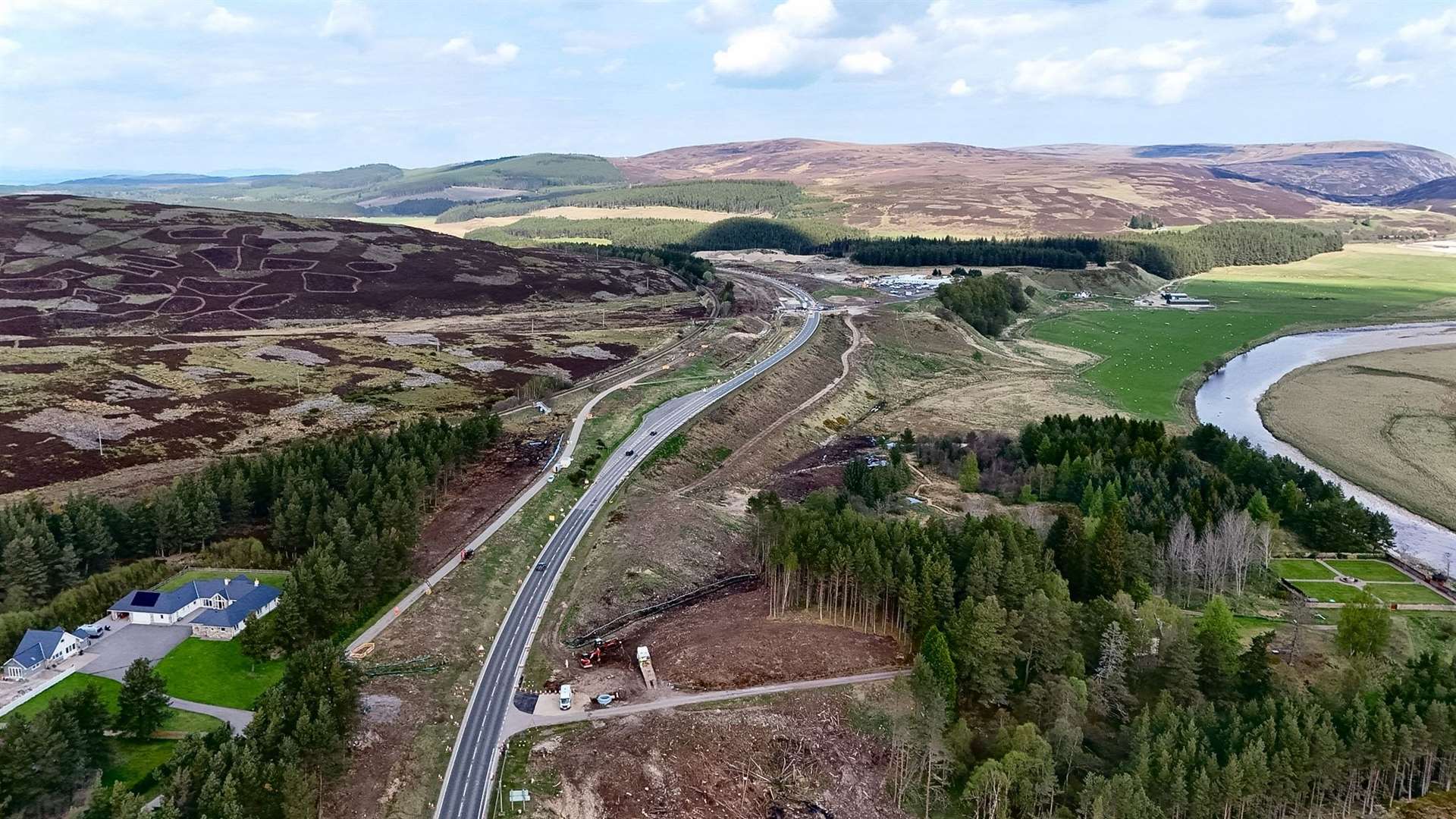 The extent of the work needed is clear from aerial photos. Credit: Chris Dixon.