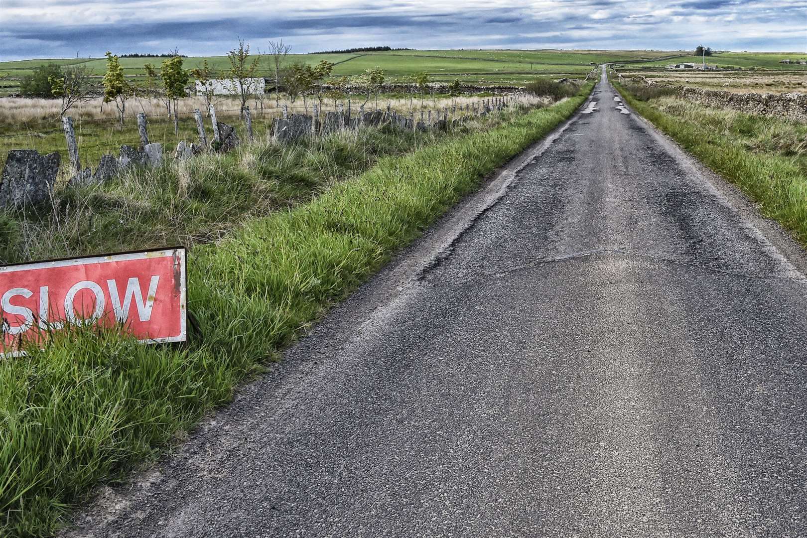 Many rural areas have seen crumbling road surfaces in recent years. Picture: Mel Roger