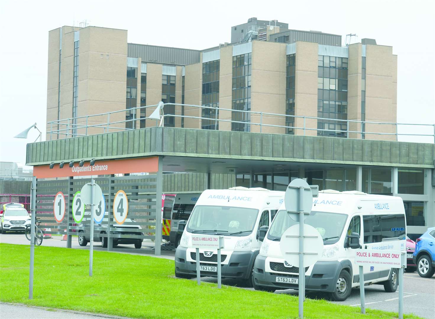 NHS Highland's flagship, Raigmore Hospital.