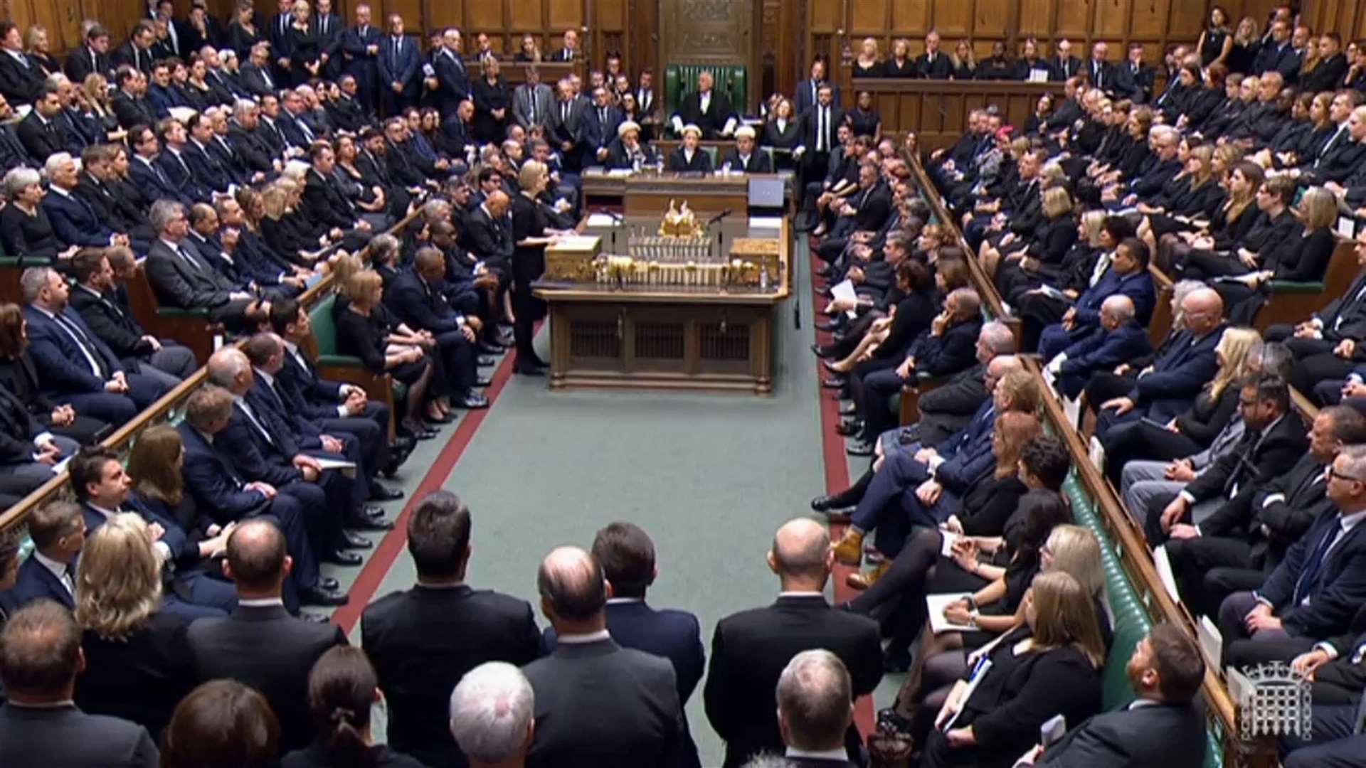 The Commons was packed as MPs paid tribute to the Queen (PA)