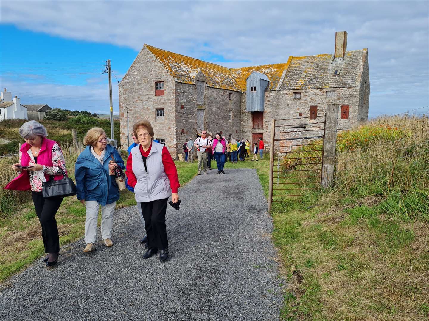 Visitors to the mill open day get a chance to try the new all-abilities coastal path.