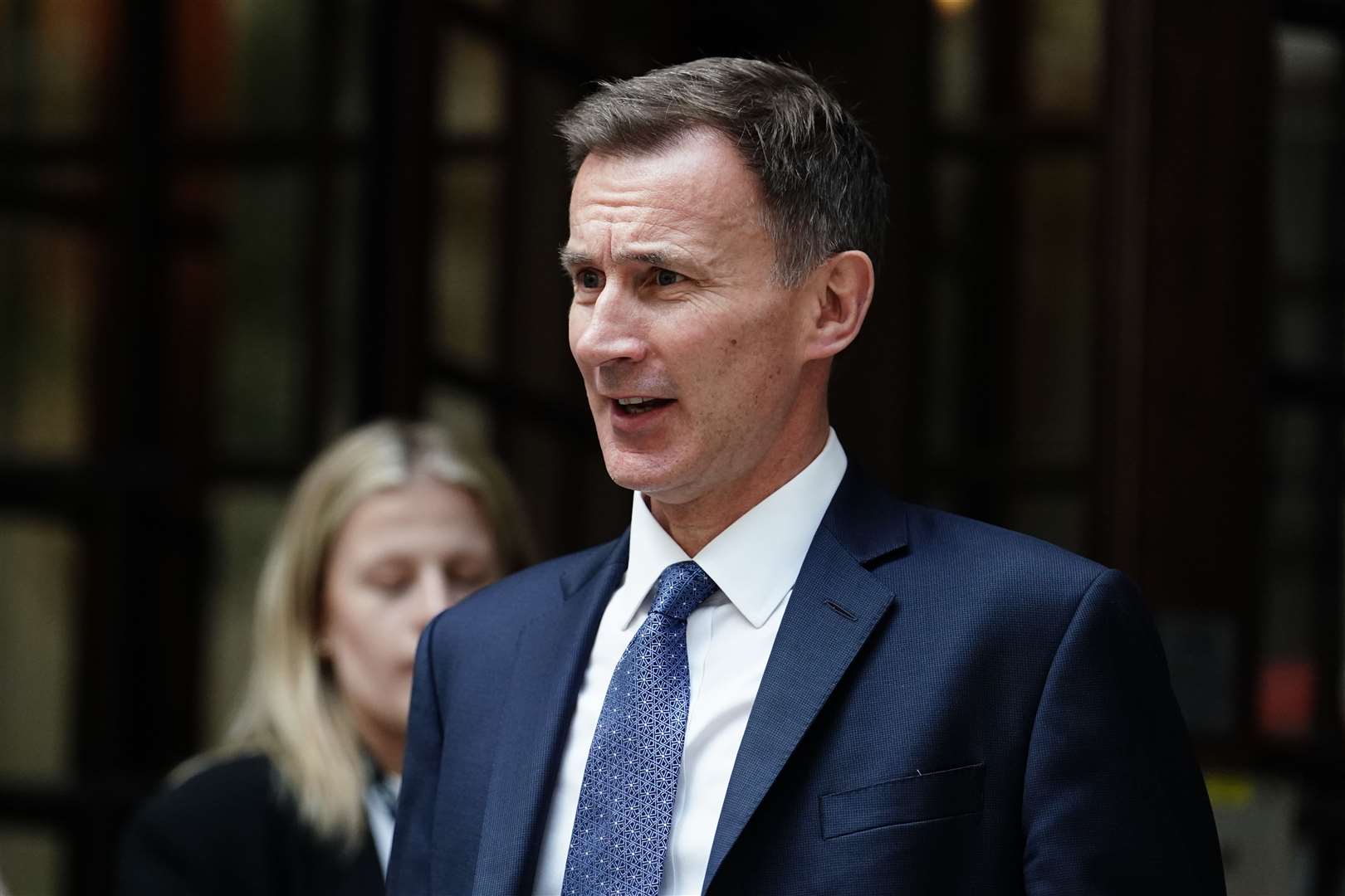Chancellor Jeremy Hunt said in the spring Budget that energy costs for prepayment households would be brought in line with those who pay by direct debit (Jordan Pettitt/PA)