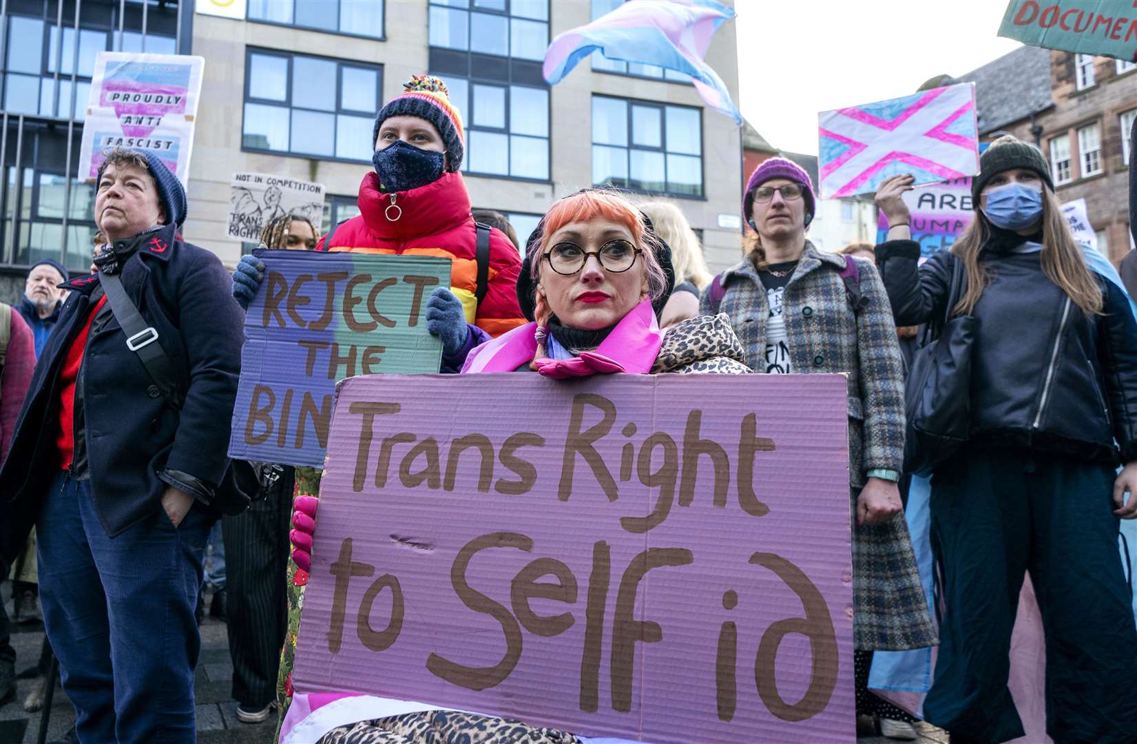 Trans rights campaigners have backed the Scottish Government’s decision to take court action (Jane Barlow/PA)
