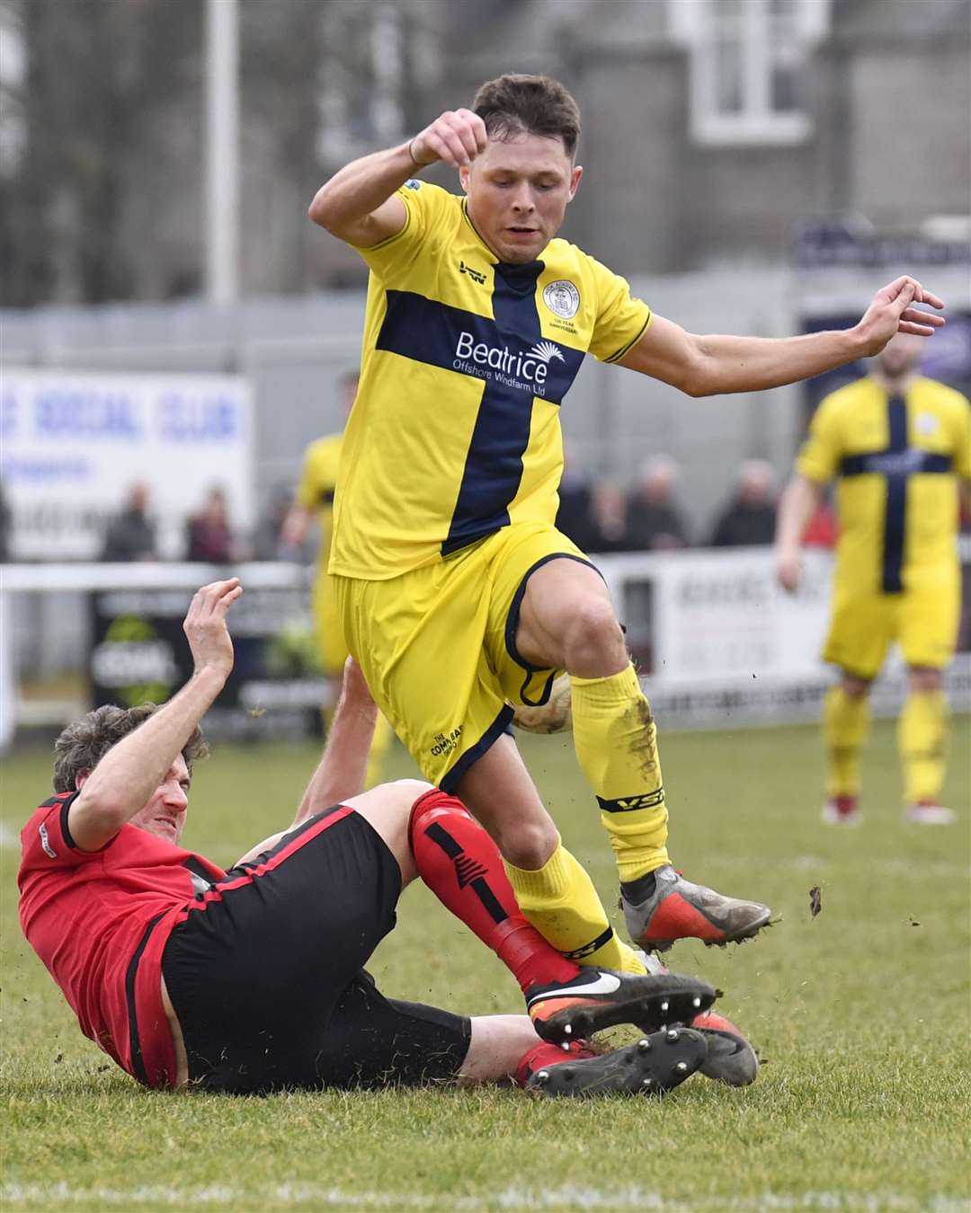 Wick Academy had Jack Henry to thank as the midfielder's injury-time strike snatched a 2-2 at Keith. Picture: Mel Roger