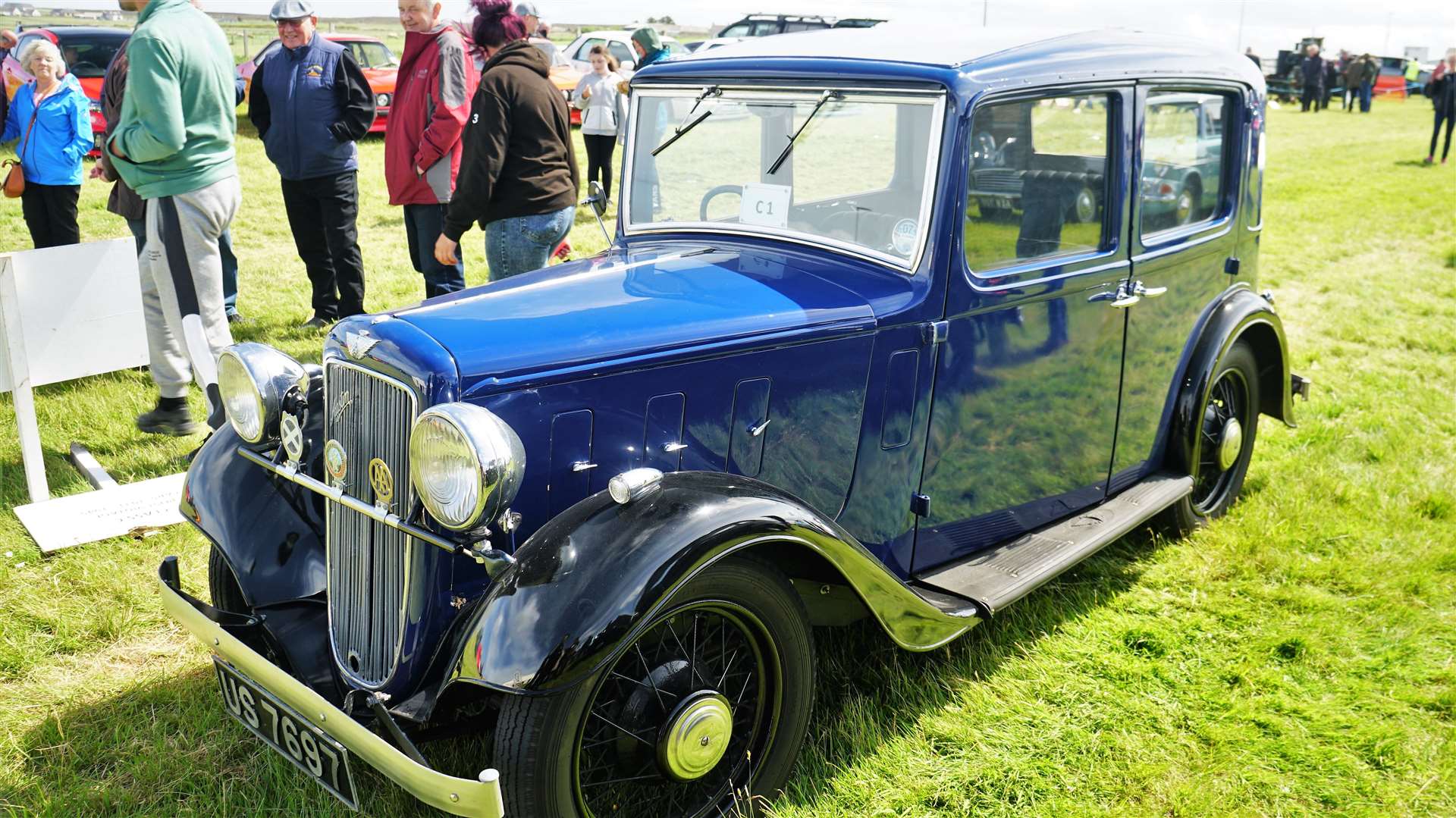1934 Austin 10 owned by Terence Almond from Latheron won third place in its class. Picture: DGS