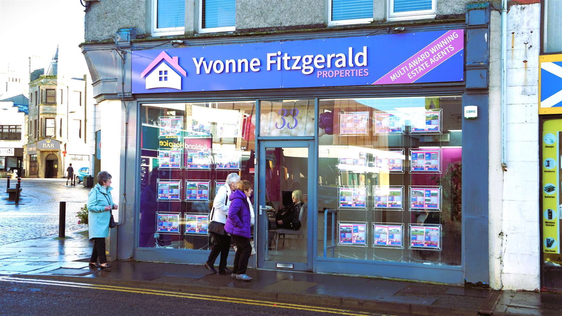 Yvonne Fitzgerald Properties opened an office in Wick last year. Picture: DGS
