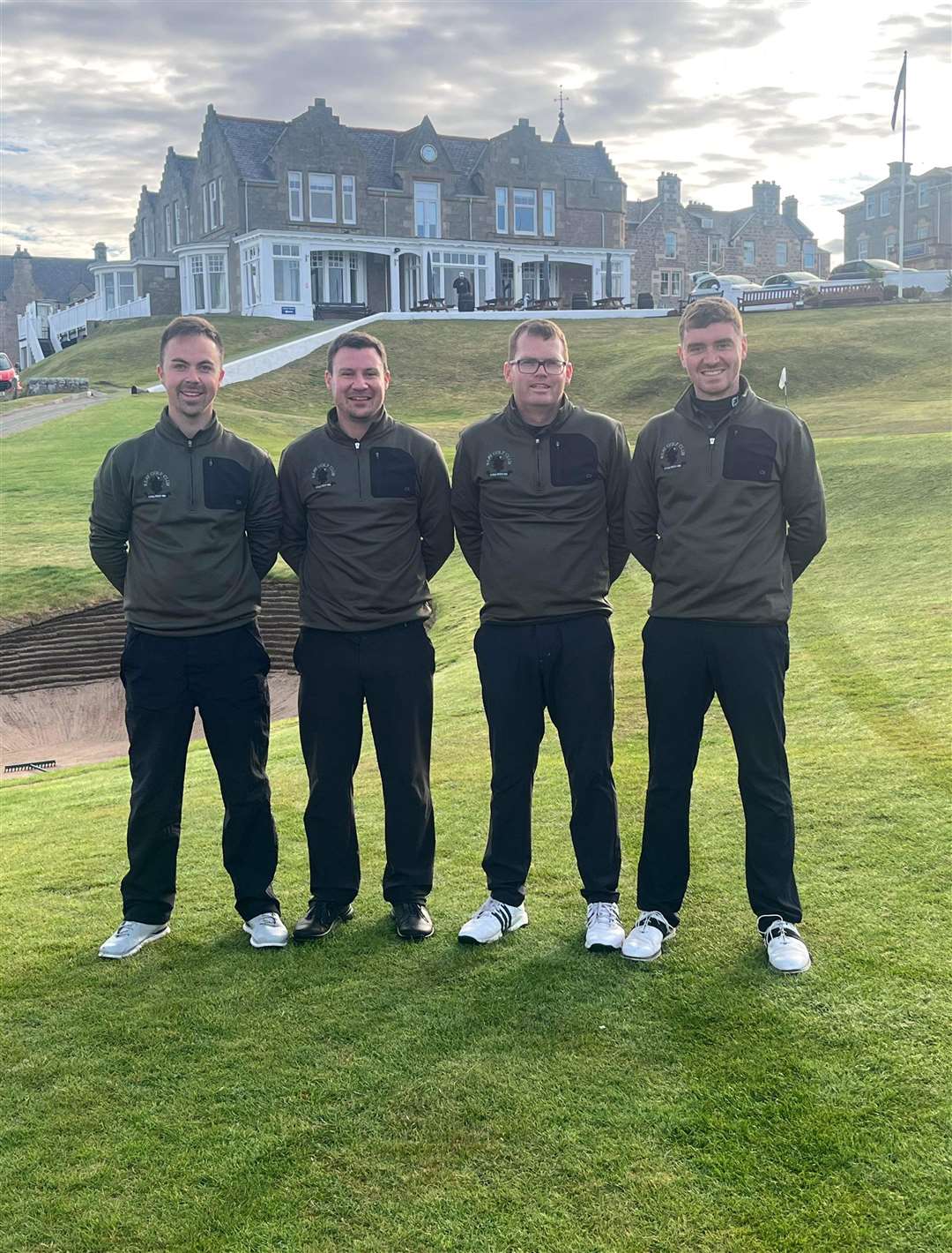The Reay team who competed at the Northern Counties Championship at Moray Golf Club at the weekend – (from left) Gregor Munro, Michael Smith, Brent Munro and Tom Ross.