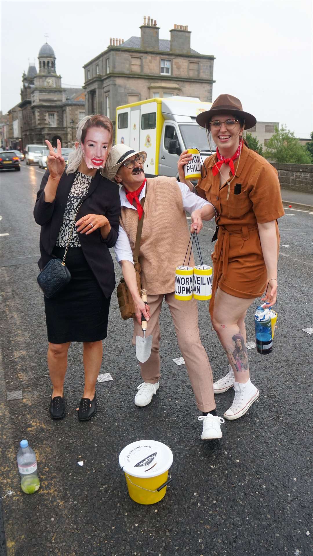 Procession of floats and fancy dress for Wick Gala Week 2022. Picture: DGS