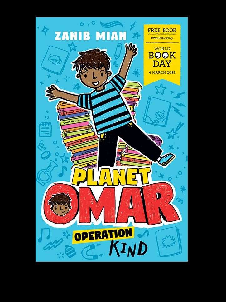 Planet Omar Cover. Picture: https://www.worldbookday.com/book/planet-omar-operation-kind/