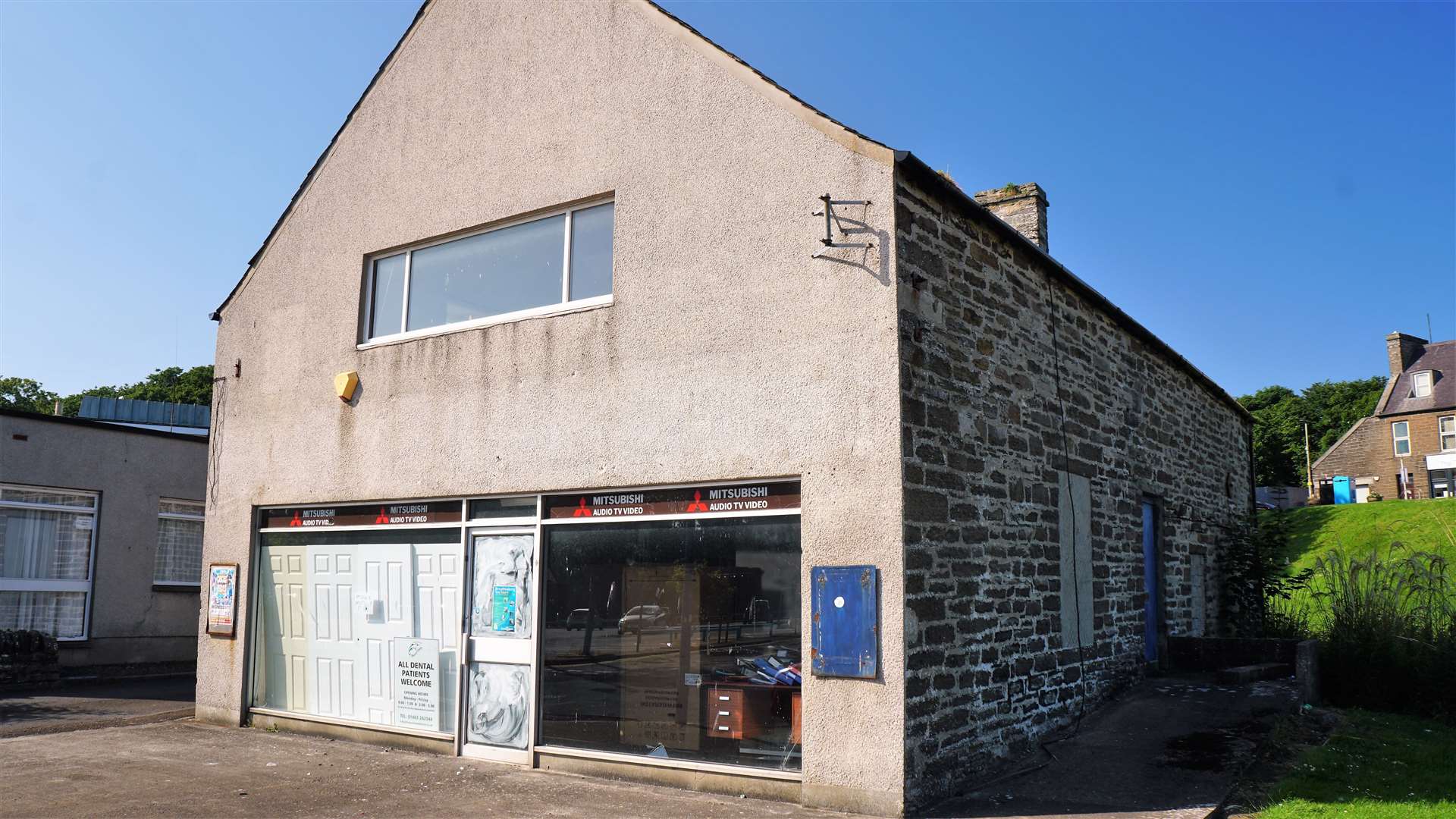 This former shop in Wick was broken into recently. Picture: DGS