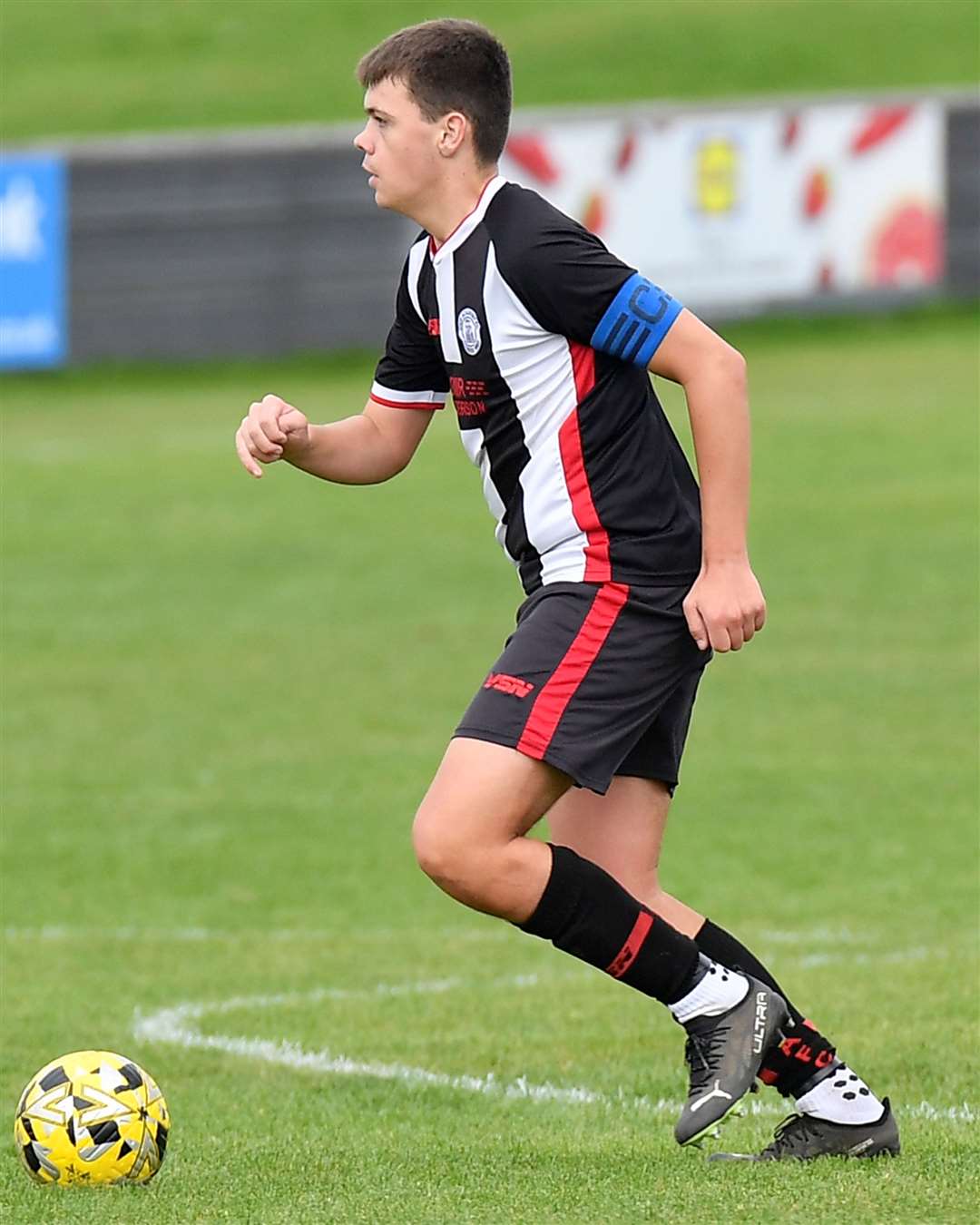 Owen Bain is the Wick Academy U18 captain and has made appearances for the Scorries’ first team. Picture: Mel Roger